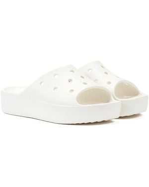 Crocs™ Classic Platform Slides - White