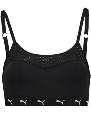 PUMA Niet-Voorgevormde Bh Top Zwart - Black