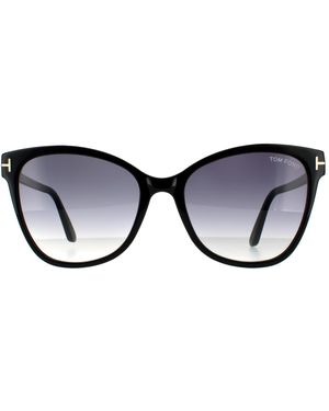 Tom Ford Cat Eye Shiny Gradient - Black