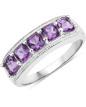 Rafaela Donata Khushi Sterling Ring - Purple