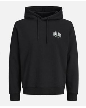 Jack & Jones Hoodie Hooded Pullover - Black
