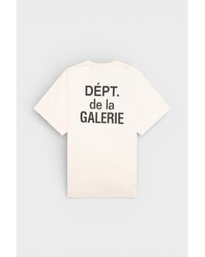GALLERY DEPT. Self Title Archival T-Shirt Tailored Fit Cotton - Natural