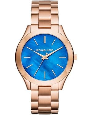 Michael Kors Ladies Mk3494 Watch - Blue