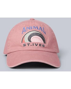 Mountain Warehouse Regional St Ives Baseball Cap Adjustable Head Strap Everyday Casual Hat Cotton - Pink