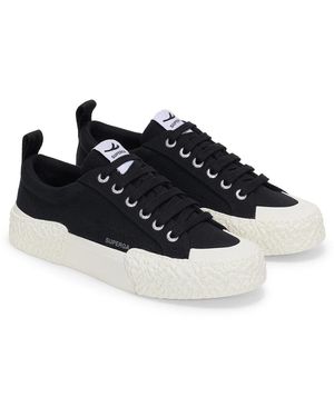 Superga Adult 2660 Stripe Big Bumpers Trainers /Off) - Blue