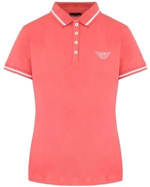 Armani Emporio Polo Shirt Cotton - Pink