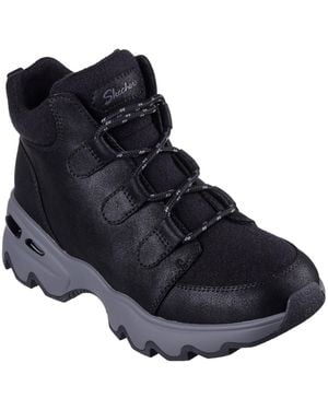 Skechers Biglug Non Waterproof Walking Shoes - Black