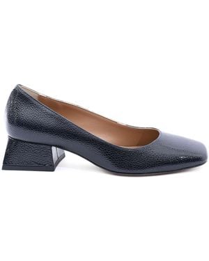 Versace 19.69 Abbigliamento Sportivo 19V69 Heeled Ballerina Sofia Bottolato Blu Notte - Blue