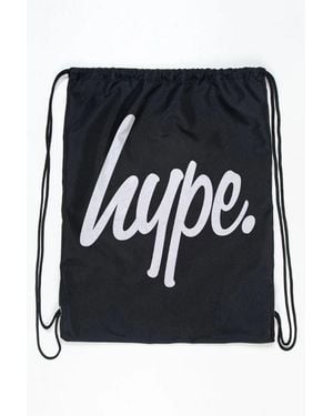 Hype School Drawstring Bag Textile - Black