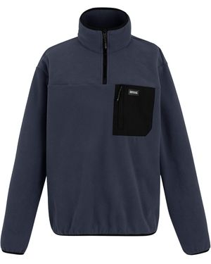 Regatta Frankie Half Zip Fleece Top - Blue