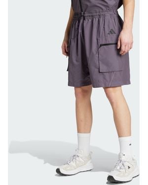 adidas City Escape Woven Shorts - Purple