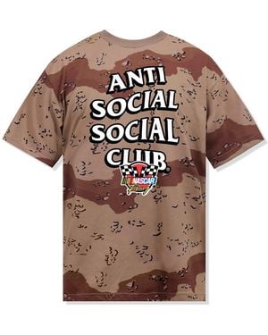 ANTI SOCIAL SOCIAL CLUB Anti Social Club Assc X Nascar Motorsport Tee - Brown