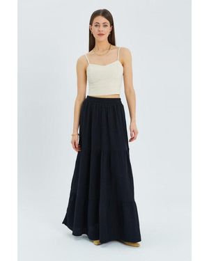 MixRay Maxi Cotton Skirt - White