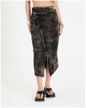 The Ragged Priest Rag Rune Maxi Sk - Black
