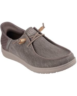Skechers Berlaine Slip On Trainers - Grey
