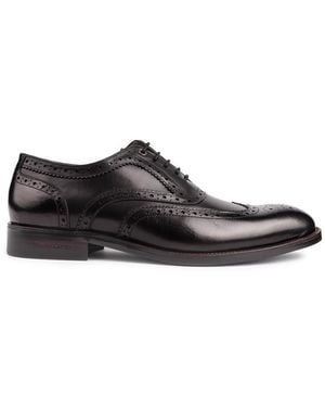 Simon Carter Barn Owl Brogue Shoes - Black