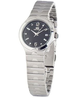 Time Force Silver Stainless Steel Watch - Grey