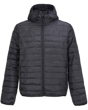 Sol's Stream Hooded Padded Jacket - Grey