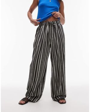 TOPSHOP Linen Balloon Trouser - Multicolour