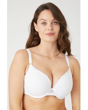 Gorgeous Dd+ Back Smoothing T-Shirt Bra - White