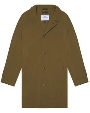 Aquascutum Active Stretch Caban Army Jacket - Green