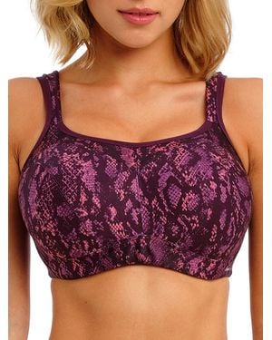 Freya High-Octane Underwired Sports Bra - Purple