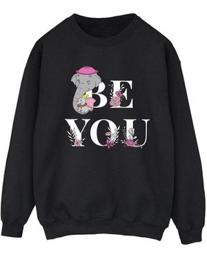 Disney Ladies Dumbo Be You Sweatshirt - Blue