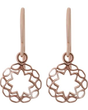 Orphelia 'Jasmine' 925 Sterling Drop Earrings - Natural