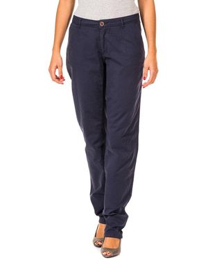 Gaastra Long Straight-Cut Trousers With Hems 31696000 - Blue