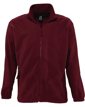 Sol's North Full Zip Outdoor Fleece Jacket - Red