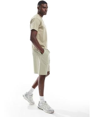 ASOS Long Length Ripstop Shorts - White