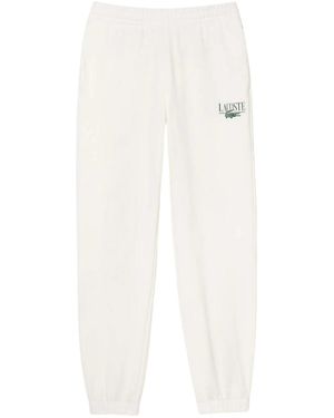 Lacoste Rechte Pijpen Joggingbroek (crème) - Wit