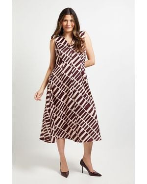PRINCIPLES Trapeze Midi Dess - White