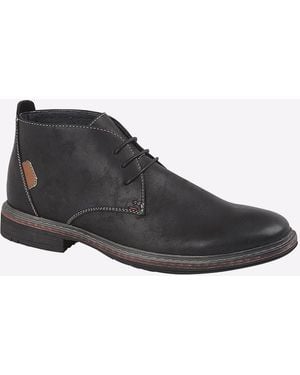 Goor Belize Desert Boots - Black