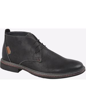 Goor Belize Desert Boots - Black