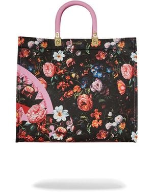 Sprayground Jardin De Flores Tortuga Tote Bag - White