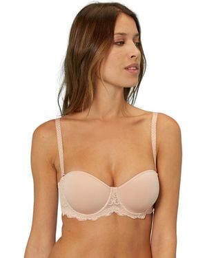 Simone Perele Caresse Strapless Bra - Brown