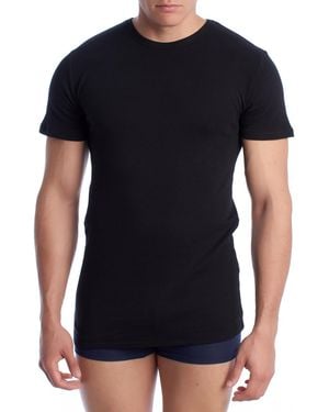 Abanderado Short Sleeve Cotton Thermal T-Shirt A0256 - Black