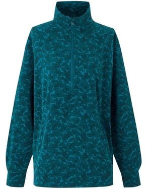 Regatta Ladies Orla Kiely Birdy Half Zip Midlayer - Blue