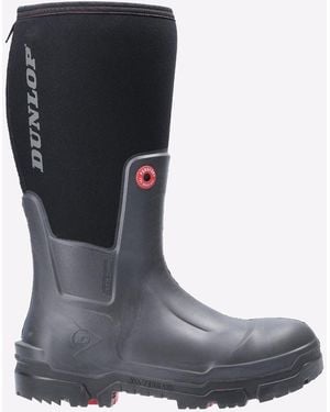 Dunlop Snugboot Pioneer Slip On Waterproof Boot - Black