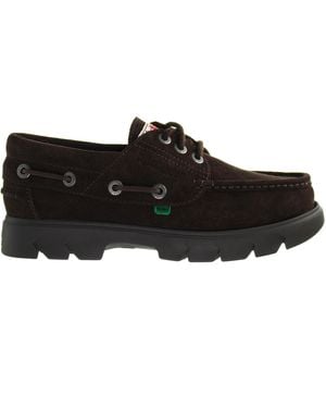Kickers Lennon Boot Donkerbruin Schoenen - Zwart