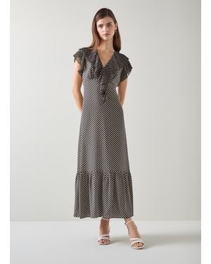 LK Bennett Daphne Dresses, /Cream - Black