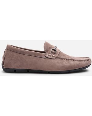 Where's That From Hudson Suede Slip On Buckle Loafer - Green