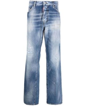 DSquared² Roadie Jean Style Denim Trousers Cotton - Blue