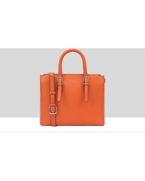Paul Costelloe Ortler Leather Multi Way Bag - Orange