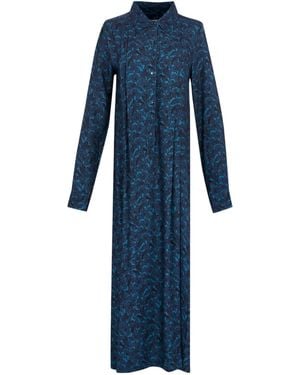 Regatta Ladies Orla Kiely Birdy Winter Dress - Blue