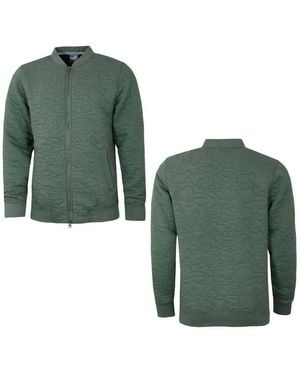PUMA Camo Bomber Jacket Full Zip Winter Laurel Wreath 576145 02 A50B - Green