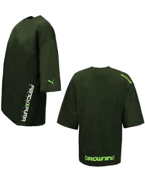 PUMA X Rihanna Fenty Logo T-Shirt - Green
