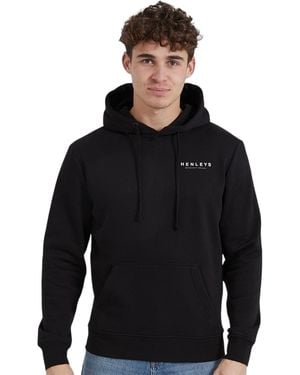 Henleys Henycore Cotton Hoodie - Black