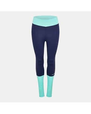 Head Perf Colour Block Shapewear Leggings - Blue